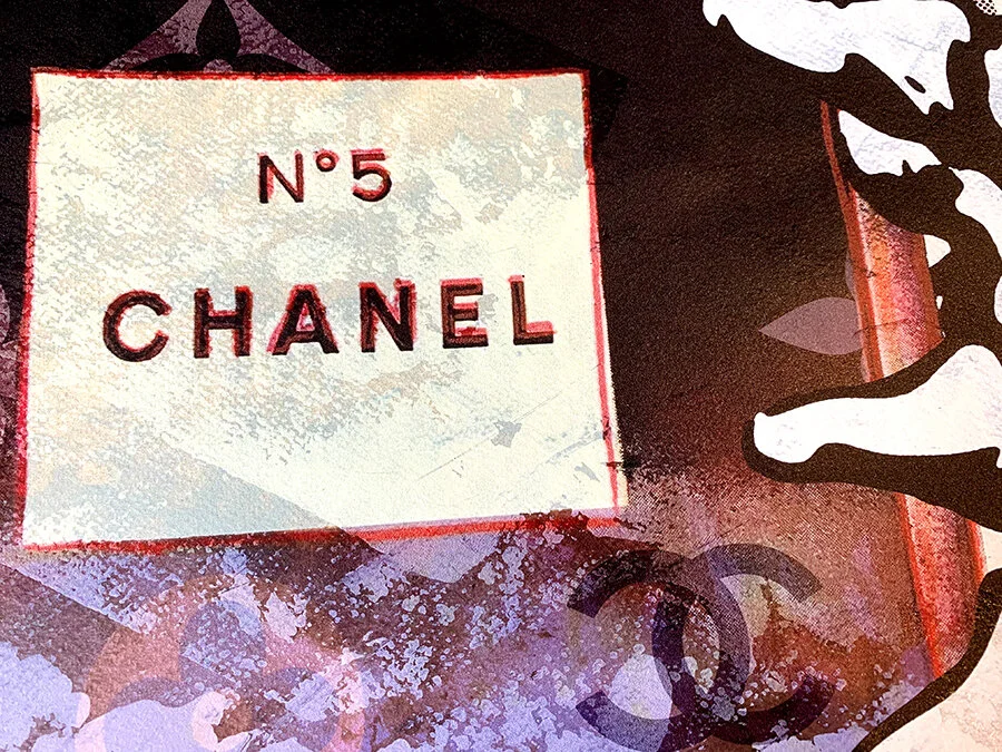 Chanel Number 5 Perfume Disaster Pop Art Street Art Graffiti